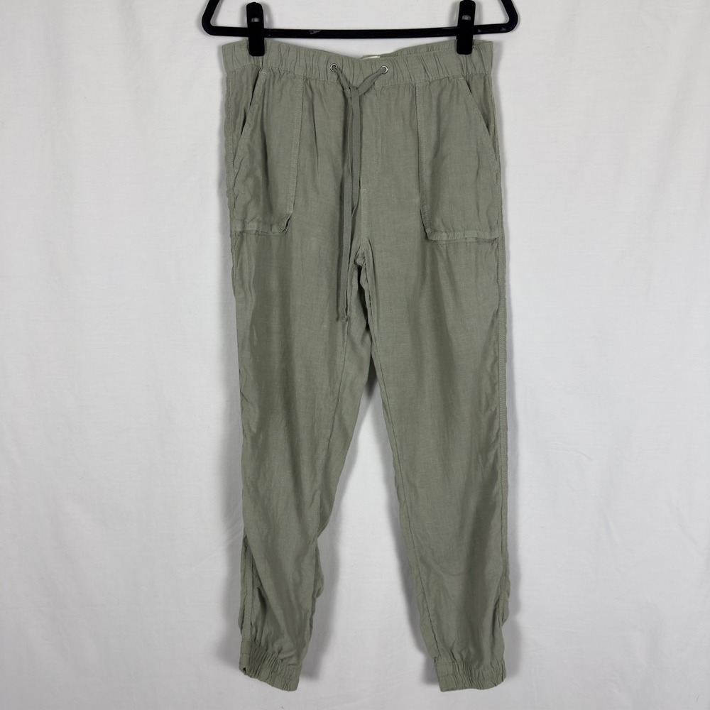 C&C California 100% Linen Cargo Track Pant - Women's M